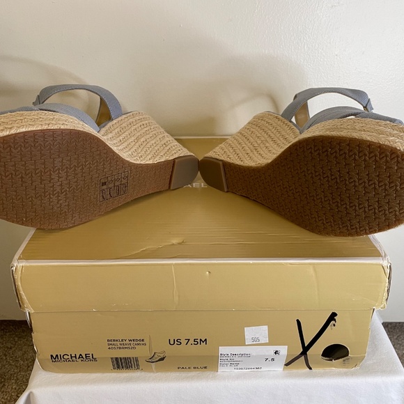 Michael Kors-Berkley Espadrille Platform Wedge-Size US 7.5M-NEW - Picture 11 of 16